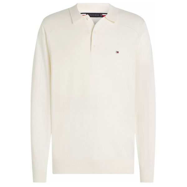 Tommy Hilfiger Organic Polo Sweater Off White