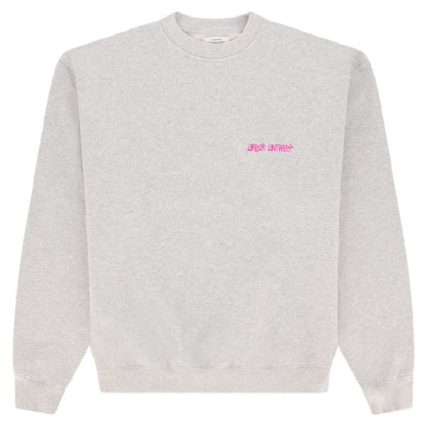 Arbor Antwerp Pink Neon Sweater Grijs