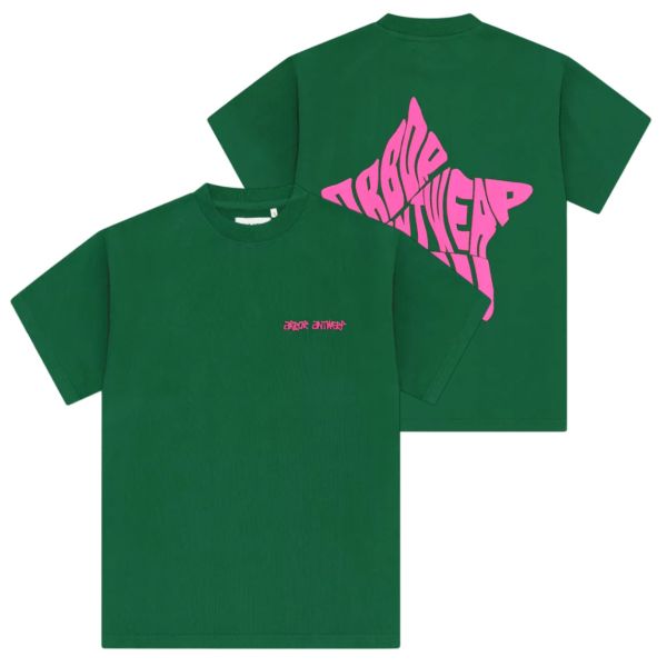 Arbor Antwerp Pink Star T-shirt Groen
