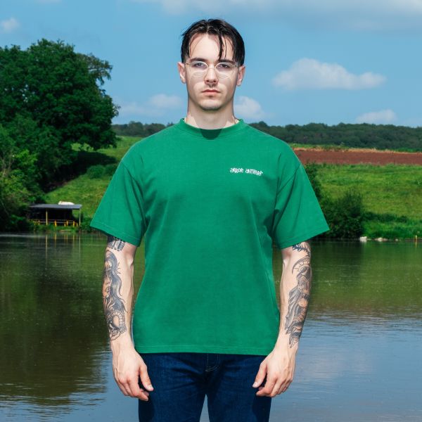 Arbor Antwerp White Faded Heart T-shirt Groen