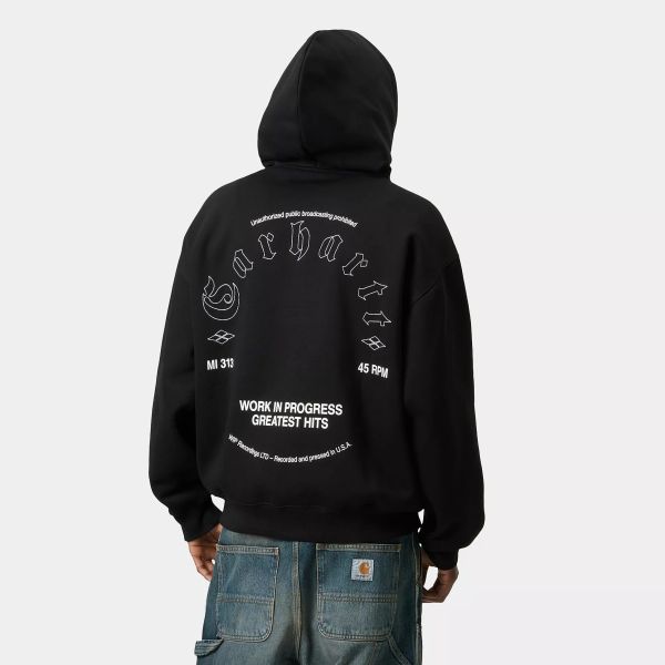 Carhartt WIP Greatest Hits Hoodie Zwart