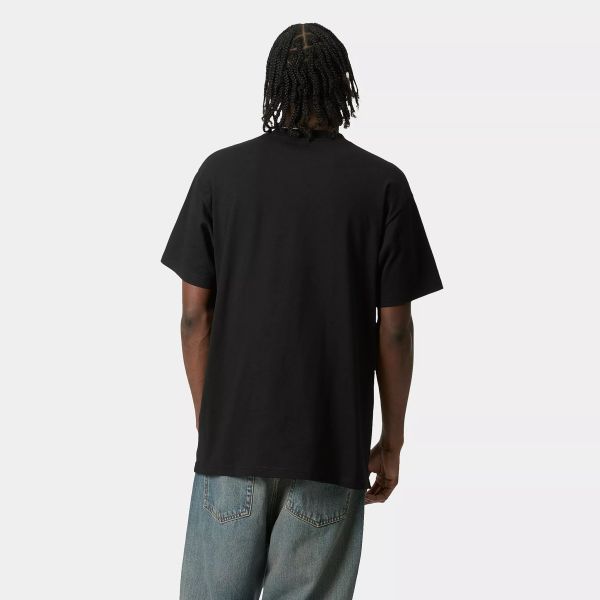 Carhartt WIP Label Script T-shirt Zwart