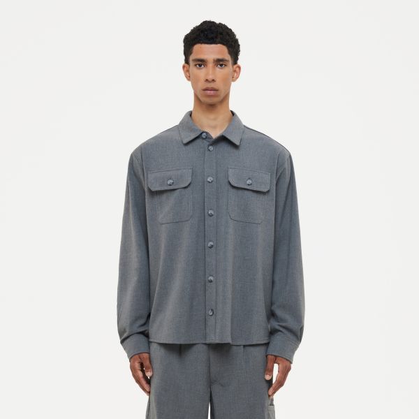 Flâneur Atelier Overshirt Grijs