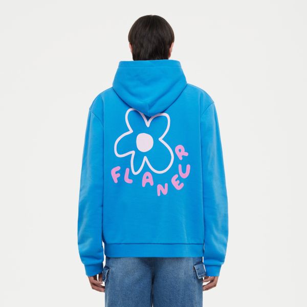 Flâneur Blossom Hoodie Blauw