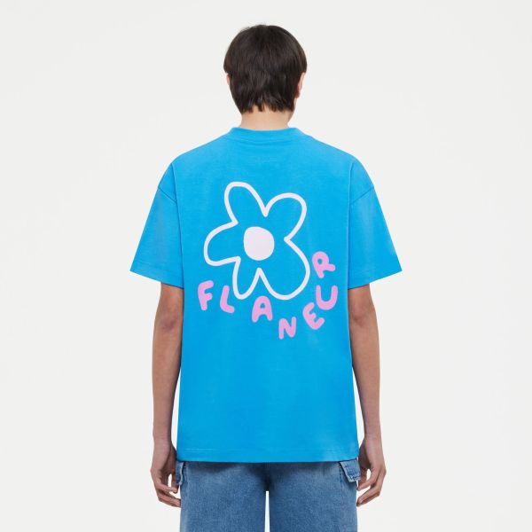 Flâneur Blossom T-shirt Blauw
