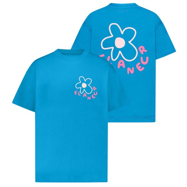 Flâneur Blossom T-shirt Blauw