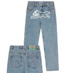 Icecream Check Lined Jeans Blauw