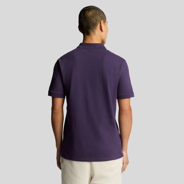 Lyle & Scott Plain Polo Paars