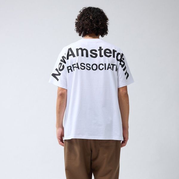 New Amsterdam Surf Association Big Name T-shirt Wit