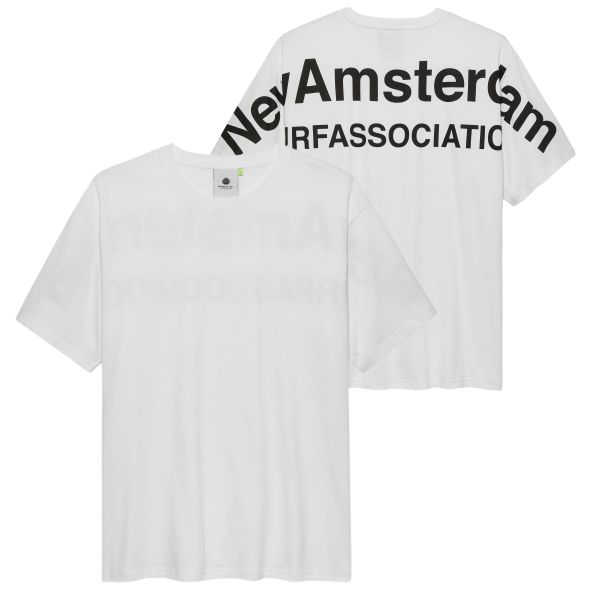 New Amsterdam Surf Association Big Name T-shirt Wit