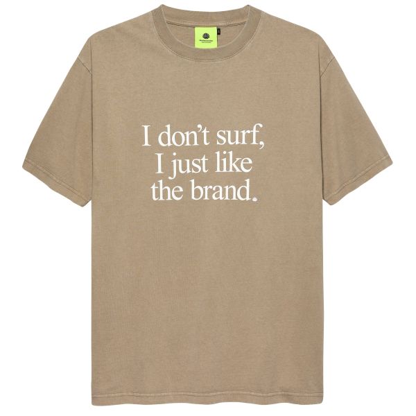 New Amsterdam Surf Association I Don't T-shirt Beige