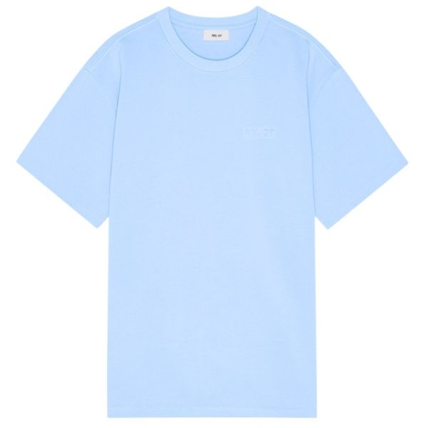 NN.07 Nat Logo T-shirt Licht Blauw