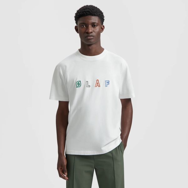 Olaf Sans Embro T-shirt Wit