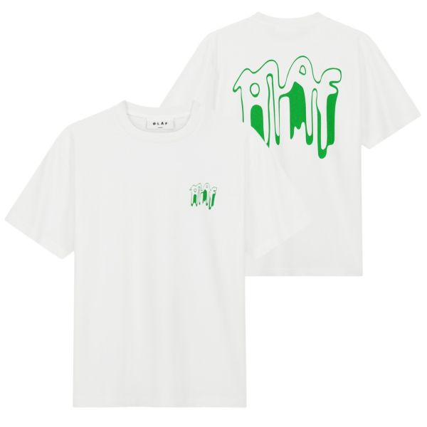 Olaf Smudge T-shirt Wit