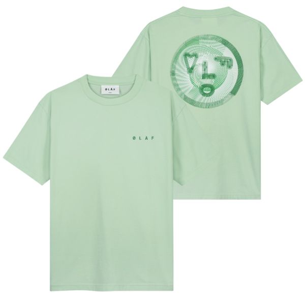 Olaf Spiral Face T-shirt Groen