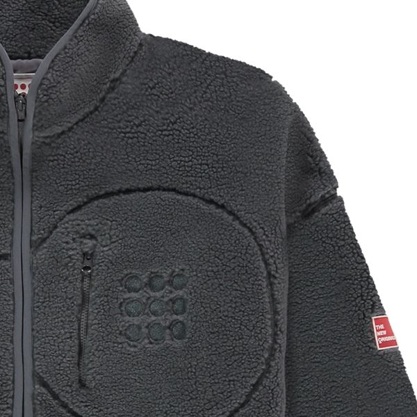 The New Originals 9-Dots Fleece Jack Donker Blauw