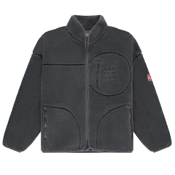 The New Originals 9-Dots Fleece Jack Donker Blauw