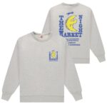 The New Originals Freddy Moon Graphic Sweater Grijs