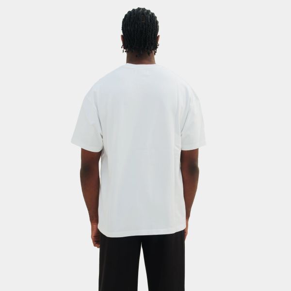 Arbor Antwerp Blue Oval Logo T-shirt Wit