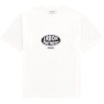 Arbor Antwerp Blue Oval Logo T-shirt Wit