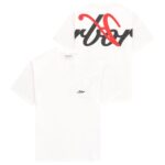 Arbor Antwerp Red Twisted T-shirt Wit
