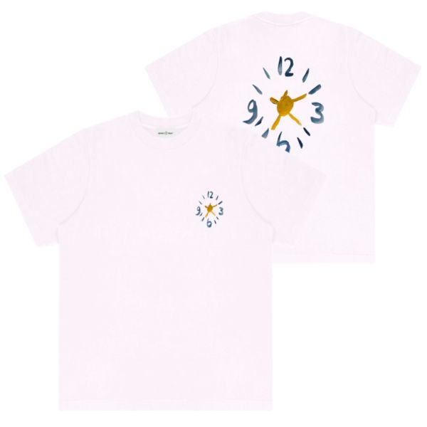 Bram’s Fruit Clock T-shirt Roze