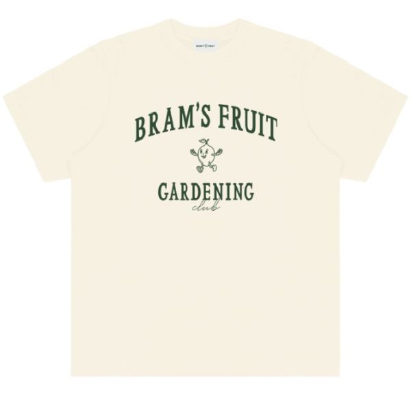 Bram’s Fruit Gardening Club T-shirt Beige