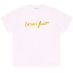 Bram’s Fruit Mum's Script Logo T-shirt Roze