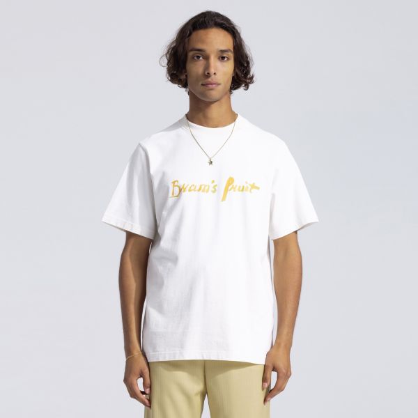 Bram’s Fruit Mum's Script Logo T-shirt Wit