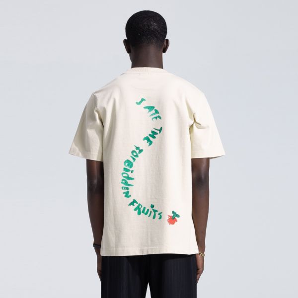 Bram’s Fruit Snake T-shirt Beige