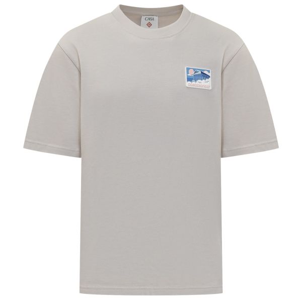 Casablanca Greek Temple T-shirt Grijs