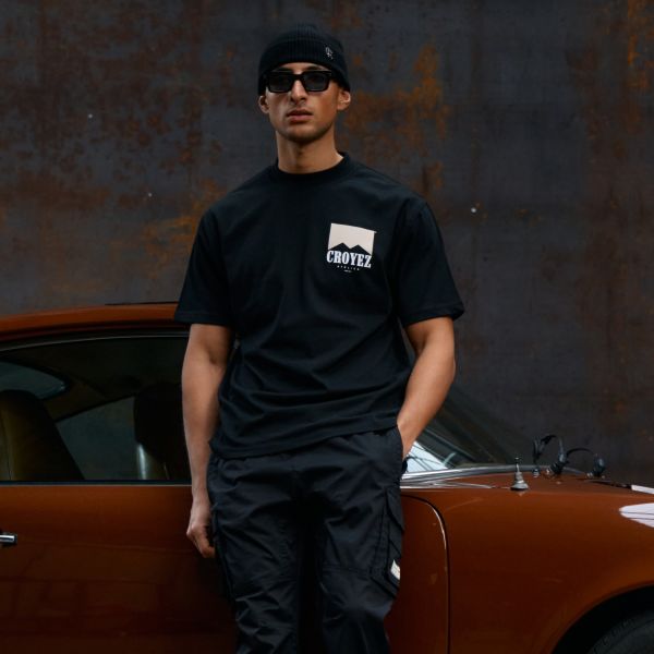 Croyez Fumes T-shirt Zwart