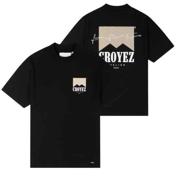 Croyez Fumes T-shirt Zwart