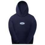 Daily Paper Dotted Logo Hoodie Donker Blauw