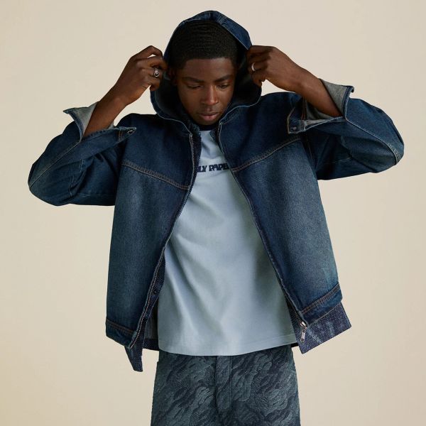 Daily Paper Indigo Washed Spijkerjas Donker Blauw