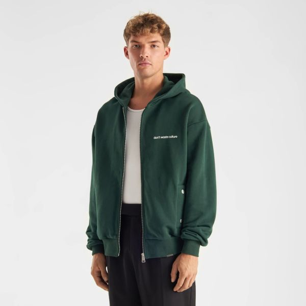 Don't Waste Culture Ale Vest Donker Groen