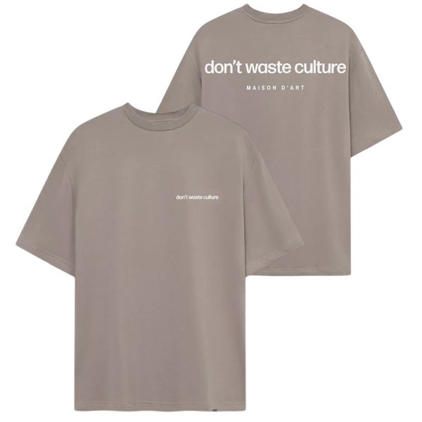 Don't Waste Culture Cleo T-shirt Grijs