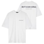 Don't Waste Culture Cleo T-shirt Wit