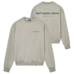 Don't Waste Culture Matt Sweater Grijs