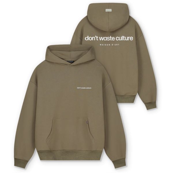 Don't Waste Culture Ray Hoodie Donker Groen