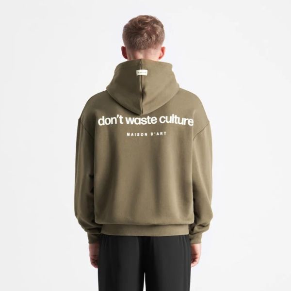 Don't Waste Culture Ray Hoodie Donker Groen