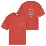 Drôle De Monsieur Slogan Vignes T-shirt Rood