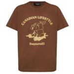 Dsquared2 Canadian Lifestyle T-shirt Bruin