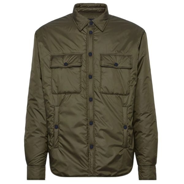 Dsquared2 Light Puffer Shirt Jack Donker Groen