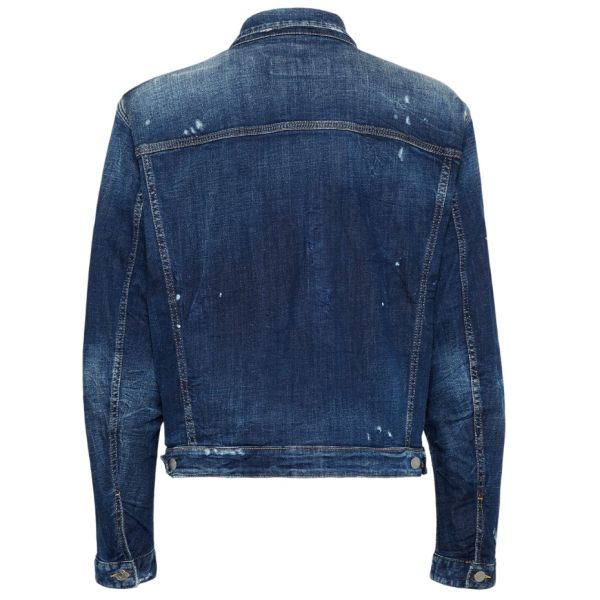 Dsquared2 Over Spijkerjas Donker Blauw