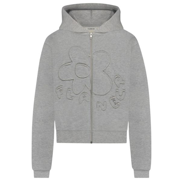 Flâneur Blossom Patches Vest Grijs