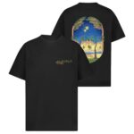 Flâneur Lanterns Of Love T-shirt Zwart