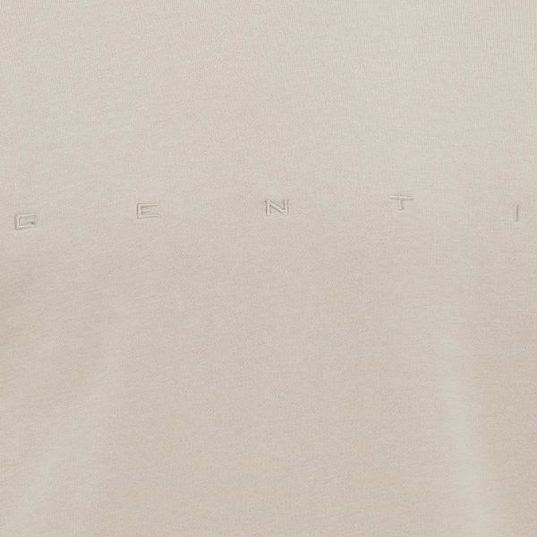 Genti Logo Sweater Beige