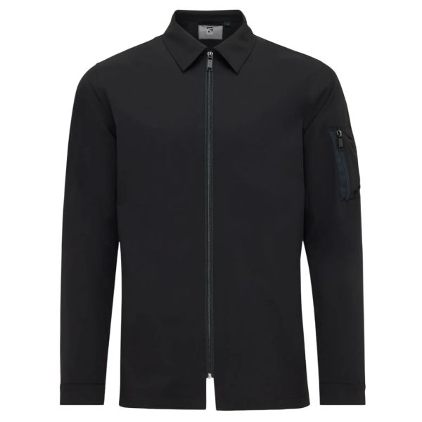 Genti Power Monogram Overshirt Zwart
