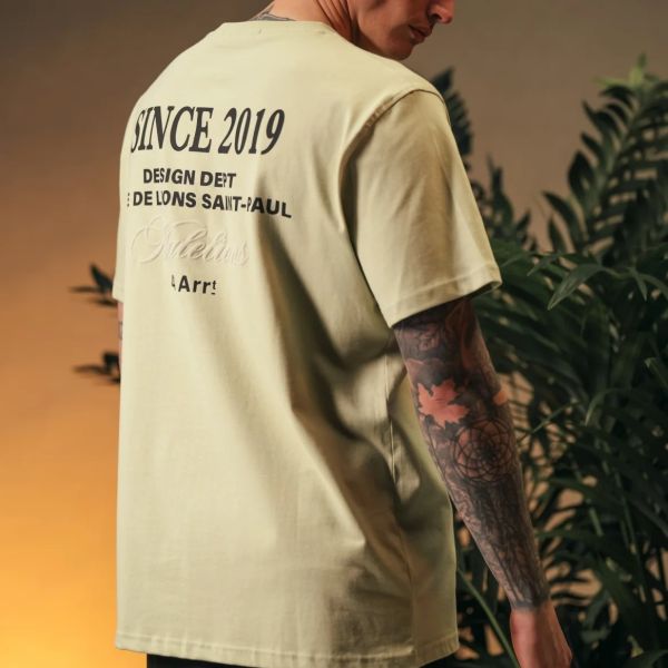 Malelions Design T-shirt Licht Groen